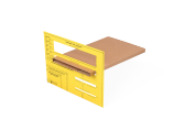 Kreuzverpackung / Buchverpackung braun MECAWELL® STRONG