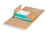 durch mittige Befüllung kein Wenden der Verpackung zum Schließen nötig