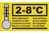 Warn-Etikett selbstklebend