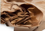 wabenartiges, gefaltetes und verschränktes Polster– aus nachhaltigem Kraftpapier 