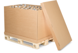 Paletten-Container 4-teilig aus Wellpappe