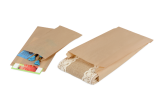 Papierfaltenbeutel braun