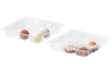 Blister für Trüffel (links) oder Pralinen (rechts) erhältlich.
