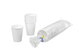 Heißgetränke-Becher PE-beschichtet weiß