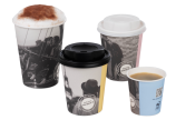 Heißgetränke-Becher PE-beschichtet «delicious memory»