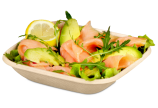 Schale aus Bagasse quadratisch