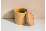 Membrandeckel aus Pappe zu Suppenbecher