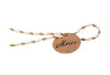 Geschenk- & Produktanhänger mit Verschluss-Kordel