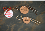 Geschenk- & Produktanhänger mit Verschluss-Kordel