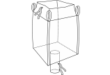 Typ 2: Mit Schürze und Auslaufstutzen Ø 350 × 500 mm