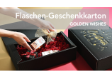 Flaschen-Geschenkkarton GOLDEN WISHES