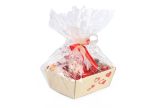 PP-Folie zum Einpacken der Geschenkkörbe finden Sie unter www.rausch-packaging.de 