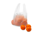 Hemdchentragetasche 260×170×500 mm, unbedruckt, weiß, 10 µm, geblockt HDPE