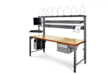 Art.-Nr. 770.640 Packtisch mit EDV-Einrichtung 200×85 cm