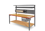 Art.-Nr. 770.630 Packtisch mit Abroller für Ladenrollen 200×85 cm