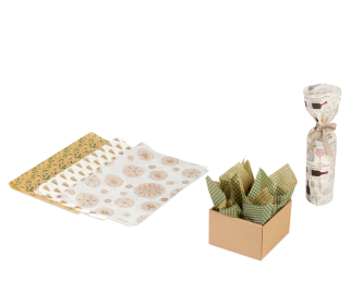 Geschenk- & Flaschenwickelpapier gemustert