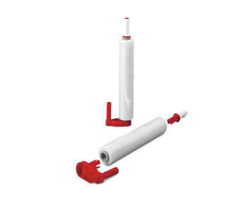 Handstrechfolien Set 6 Rollen + Abroller, 17 µm x 300 lfm