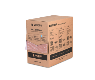 Luftpolsterfolie antistatisch im Spenderkarton