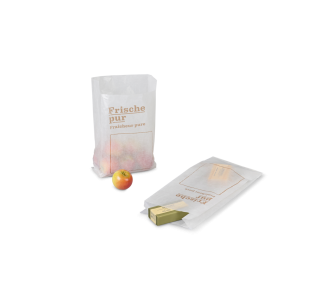 Papierfaltenbeutel «Frische pur»
