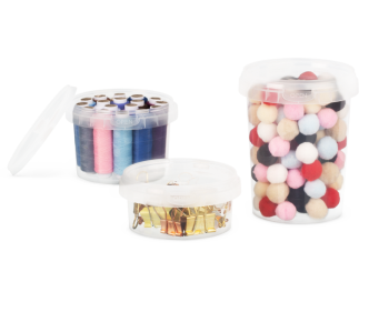 PP-Becher rund mit Originalitätsverschluss