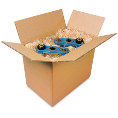 Faltkarton 3-wellig, braun