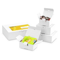 Blitzbodenkarton QUICK-BOX® mit Steckverschluss, weiß