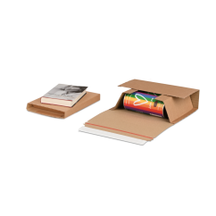 Kreuzverpackung / Buchverpackung MECAWELL® STRONG braun