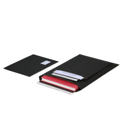 Wellpapp-Versandtasche schwarz