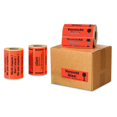 Signal-Etikett selbstklebend