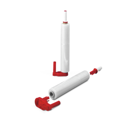 Handstrechfolien Set 6 Rollen + Abroller, 17 µm x 300 lfm