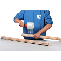 Vorgedehnte Folie – gesamte  Breite nutzbar