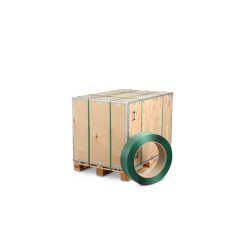 Extrem reißfestes Polyester-Umreifungsband zur Sicherung von sehr schweren Ladungen – die Alternative zu Umreifungsbändern aus Stahl