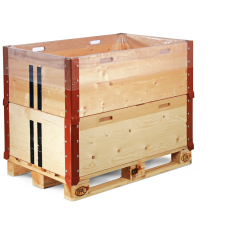 Seitenfaltensack für Palettenrahmen