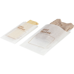 Papierfaltenbeutel «nur Natur»