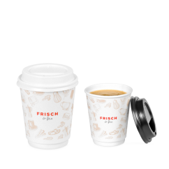 Heißgetränke-Becher «FRISCH & fein» doppelwandig