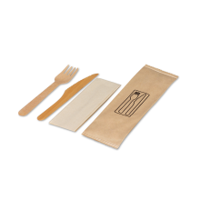 Besteckset aus Holz gewachst
