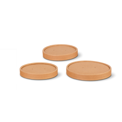 Membrandeckel aus Pappe zu Suppenbecher