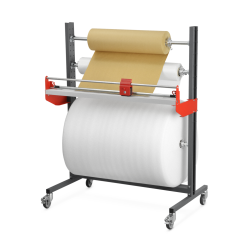 Bestückung mit 3 Rollen - mögliche Kombination: Rollen mit Ø 90 cm & 30 cm & 20 cm