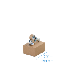 Faltkarton 1- & 2-wellig, braun, 200 - 299 mm
