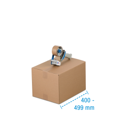 Faltkarton 1- & 2-wellig, braun, 400 - 499 mm