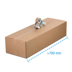 Faltkarton 1- & 2-wellig, braun, ab 700 mm