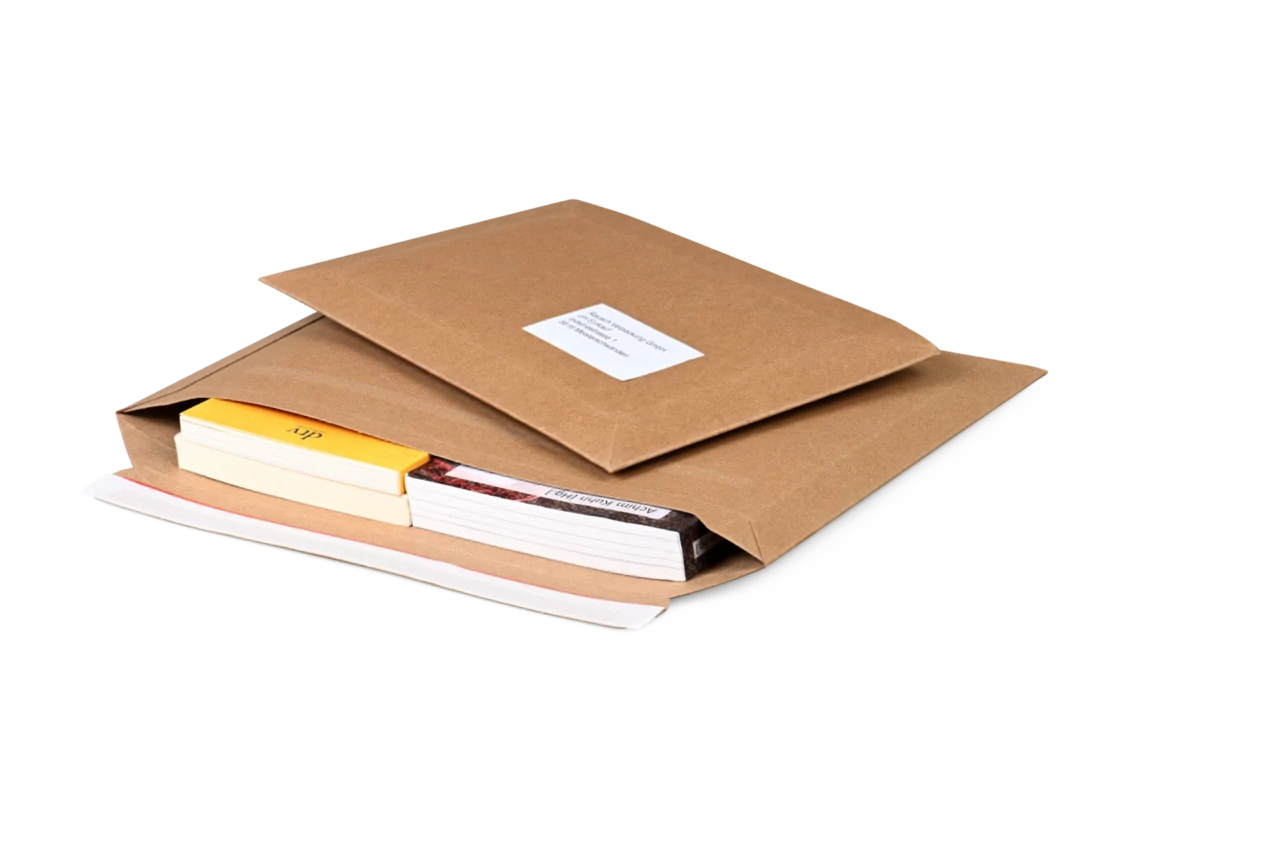 MECASAFE® Q Vollpapp-Versandtasche für Querbefüllung