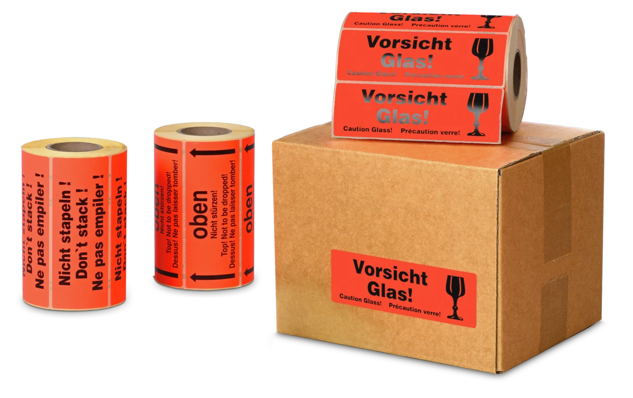 Signal-Etikett selbstklebend