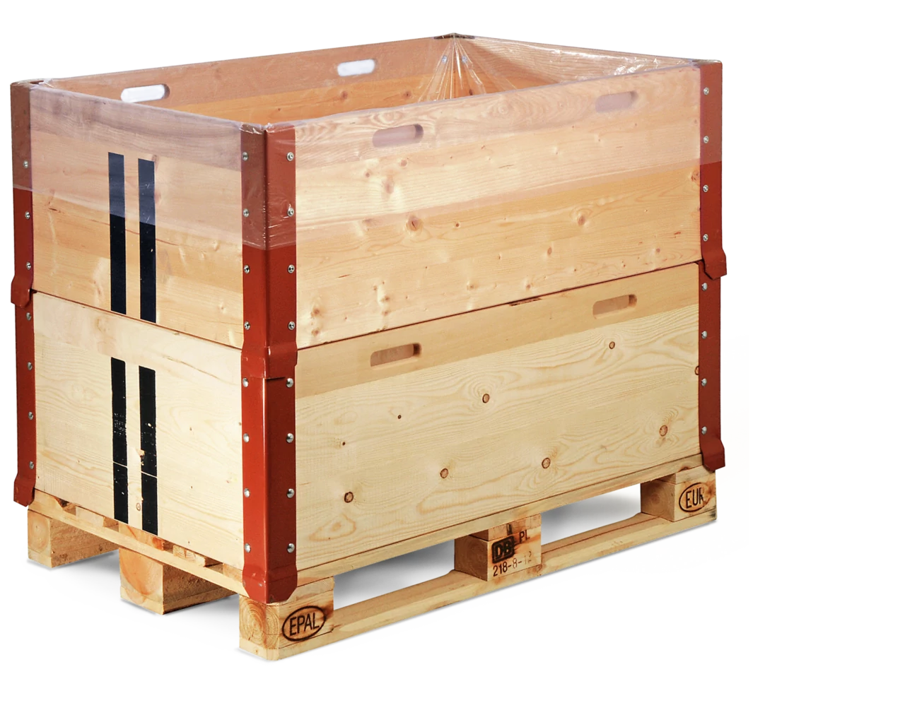 Seitenfaltensack für Palettenrahmen