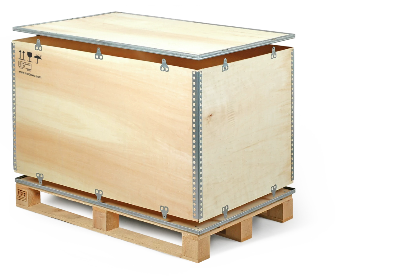 Paletten-Container aus Sperrholz