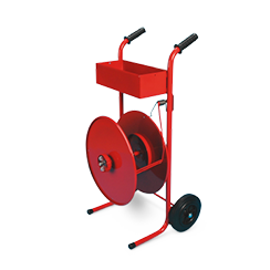 Abrollwagen für Umreifungsbänder