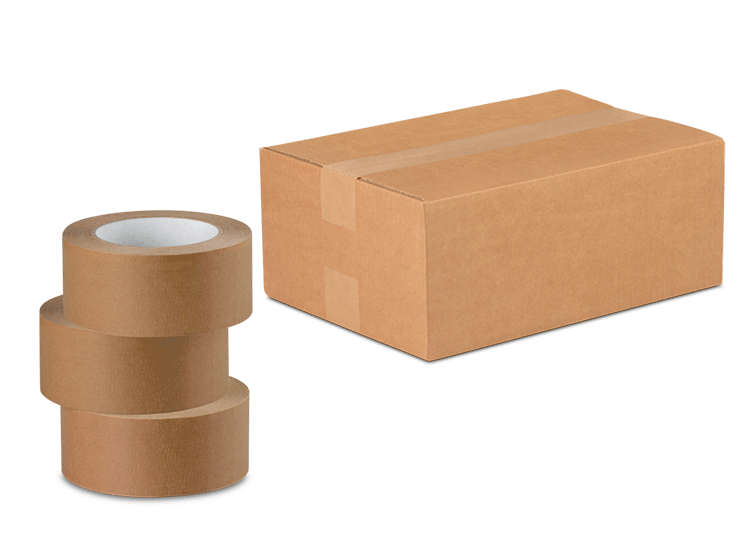 Papierklebeband f&uuml;r Kartons mit Recyclinganteil