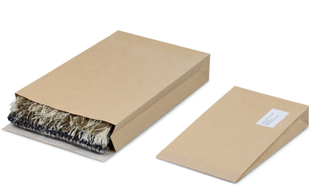 Graspapier Faltentasche