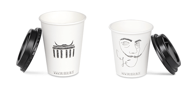 Bedruckte Becher von DALI Berlin