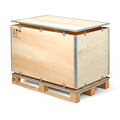 Sperrholzkisten, Wellkarton-Container